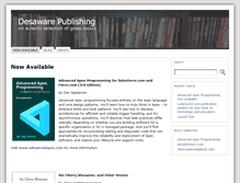 Tablet Screenshot of desawarepublishing.com